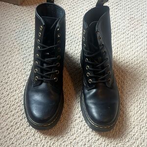 Dr martens Zavala on size women’s 7.  Black leather